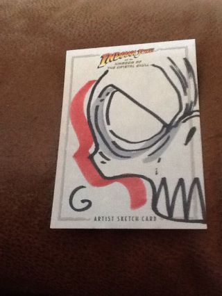 Topps Indiana Jones And The Kingdom Of The Crystal Skull Sketch Card 1/1