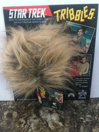 Star Trek 1991 25th Anniversary Official Tribbles Brown Tribble W/tags &