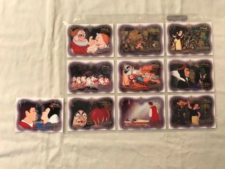 2003 Upper Deck Disney Treasures Series 1 Snow White And The 7 Dwarfs Chase Set