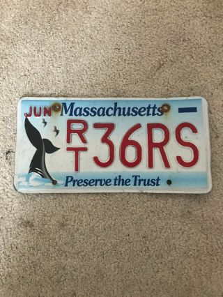 3 Massachusetts “Preserve The Trust” License Plates 2
