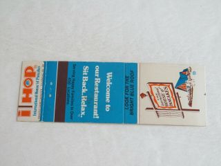 Ae330 Vintage Matchbook Cover Ca California The International House Of Pancakes