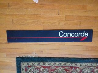 British Airways Concorde Airport Sign 36 X 6