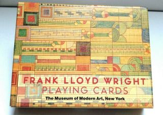 Frank Lloyd Wright 2 Deck Playing Cards The Museum Of Modern Art 1994