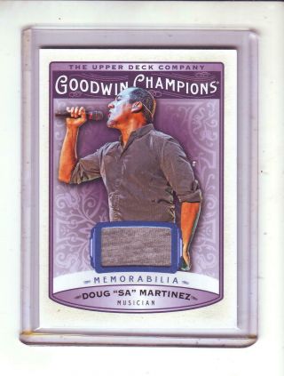 2019 Goodwin Champions Doug " Sa " Martinez Memorabilia Card