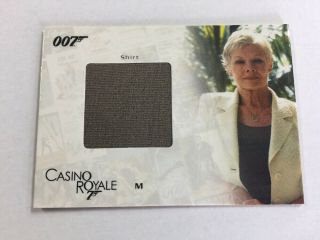 James Bond 007 - Casino Royale Relic Material Card “m” Sc02