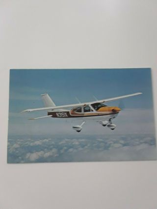 Older Cessna 177 Cardinal Aircraft Collectors Series Postcard
