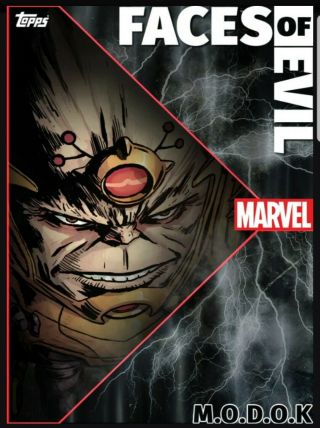 Topps Marvel Collect Faces Of Evil M.  O.  D.  O.  K.  Motion Modok Digital Week 6 Wave 1