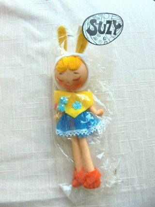 Vintage Suzy Bunny Easter Bunny Doll In The Package