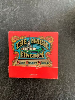 Vintage Matchbook Walt Disney World The Magic Kingdom Tobacconist Main St.  Usa