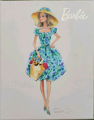 Barbie Note Cards Robert Best Graphique De France 4 Designs Hat Basket Missing 1