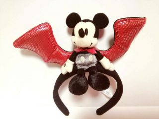 Disney Headband Japan Tokyo Disney Resort Vampire Mickey Mouse Halloween Fs