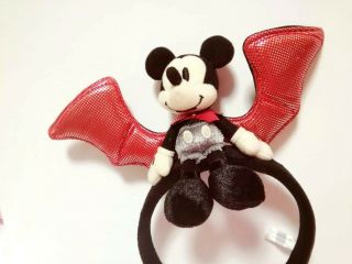 DISNEY HEADBAND JAPAN TOKYO DISNEY RESORT Vampire Mickey Mouse Halloween FS 4