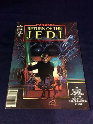 Marvel Special No.  27 Star Wars Return Of The Jedi Comic