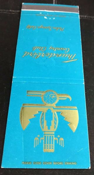 Matchbook Cover Thunderbird Country Club Palm Springs Ca