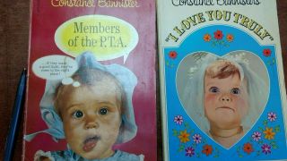 Vintage Constance Bannister Books I Love You Truly & Members Of The P.  T.  A