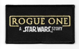 Star Wars Rogue One,  A Star Wars Story Movie Name Logo Embroidered Patch