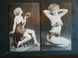 Exhibit Supply Early 1930s Fascinating Figures Pinup Arcade Very Rare Lot4