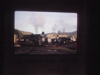 Org Photo Rr Train Yard D&rgw Colorado Durango Engine House Turntable 478 Action