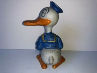 Disney 1930 ' s Long Billed Donald Duck Accordion Bisque 4 