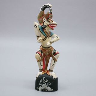 10 " Man/animal Wood Carving Mexican Folk Art Sculpture Dancing Horse Devil