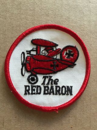 Vtg Wwi German Air Force Red Baron Ace Peanuts Snoopy 