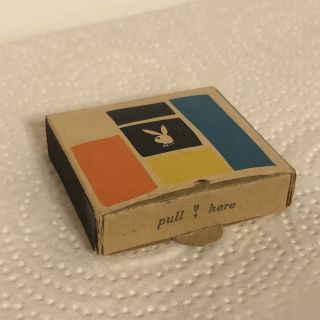 The Playboy Club Matchbook Box Of Matches Vintage Souvenir