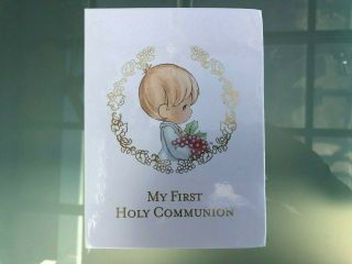 Precious Moments First Communion Book Rosary And Pin