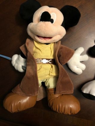 Set Of Three Star Wars Goofy,  Mickey & Donald 13” Authentic Plush Stuffed