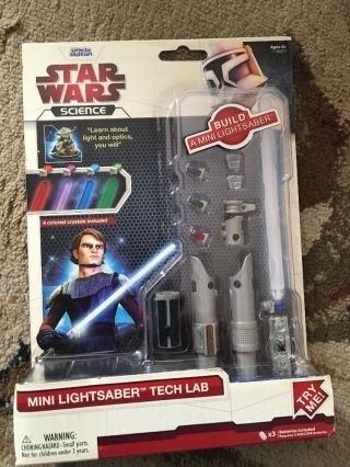 Mini Lightsaber Tech Lab Star Wars Science Uncle Milton
