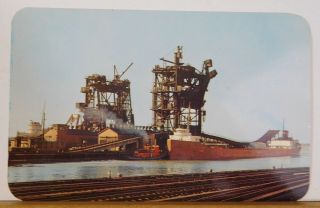 Postcard C&o Coal Docks Toledo,  Ohio