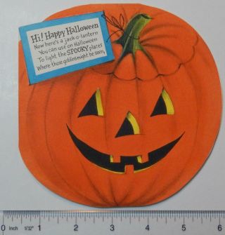 Vintage Hallmark Halloween Card Circa 1960 