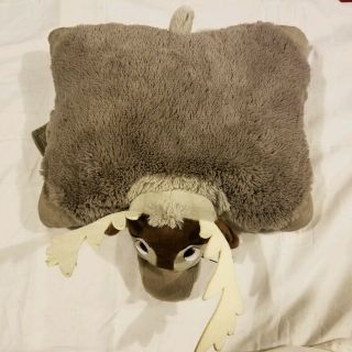Rare Disney Frozen Sven Deer Pillow Pet Plush Euc Stuffed Animal
