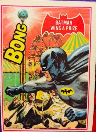 Vintage 1966 Batman 21a Trading Card,  (topps)