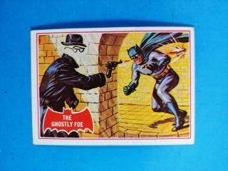 1966 Batman A (red Bat) 1a The Ghostly Foe Vg - Ex,  1st Card