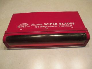 Vintage Trico Wiper Blades Cabinet Sign Display Automobilia Housing Extension