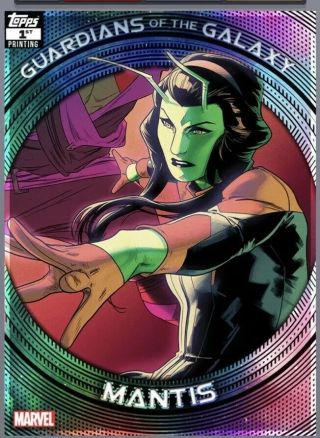Topps Marvel Collect Rare Guardians Of The Galaxy Mantis Digital
