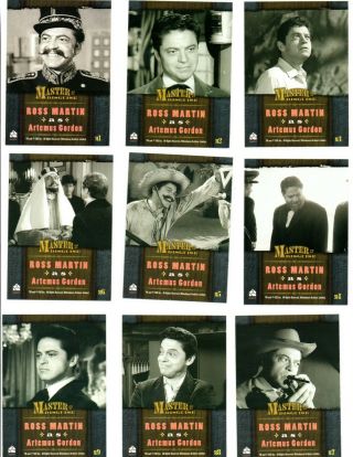 The WILD WILD WEST Master of Disguise 9 card chase SET ROSS MARTIN Rittenhouse 2