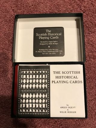 The Scottish Historical Playing Cards 2 Decks Vintage
