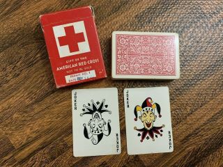 American Red Cross Arrco Playing Cards Dated September 15,  1954 Vintage 5