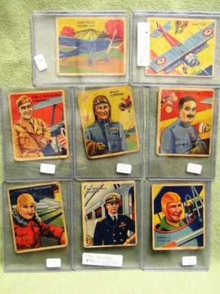 Eight - 1934 National Chicle Sky Birds (non - Sports) Card B