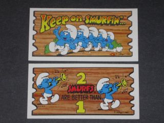 Smurf Supercards - Complete Trading Card SET (56) - Topps 1982 - NM 5