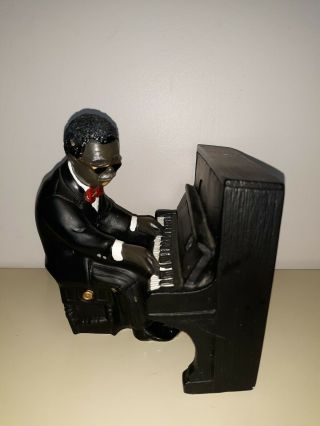Enesco All That Jazz Musician Figurine Piano Player Music Box 1990