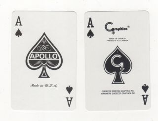 2 Single Swap Playing Cards Of Ace Of Spades.  Revolution Fx & Liberty Mutual