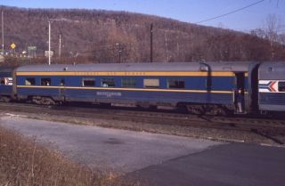 D&h Delaware And Hudson Railroad Passenger Train Champlain Photo Slide