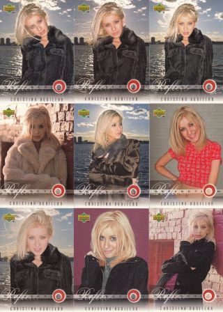 Christina Aguilera 2000 Upper Deck Complete Base Card Set Of 45 Mu