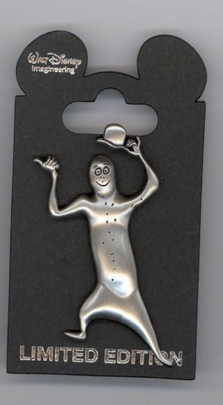 WDI Disney Imagineering Sculpted Mansion Hitchhiking Ghost Ezra Cast Pin Set 2