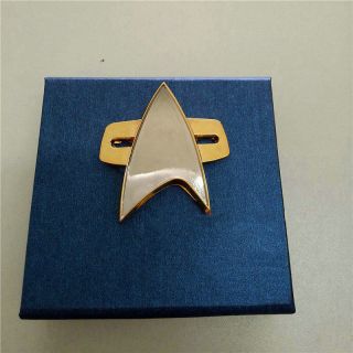 Star Trek Badge Voyager Communicator Starfleet Badge Handmade Pin Brooch