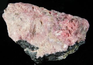 A 100 Natural Light Red Or Deep Pink Colored Rhodonite Found In Peru 72.  7gr E