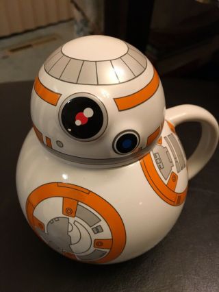 Star Wars 3d Character Mug Bb - 8 With Lid