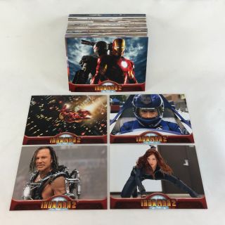 Iron Man 2 (2010) Complete 75 Card Set Robert Downey Jr.  & Scarlett Johansson